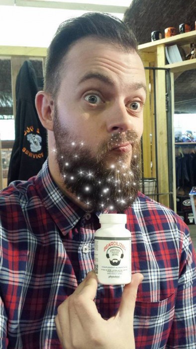 Beard hygiene for a sparkling face.