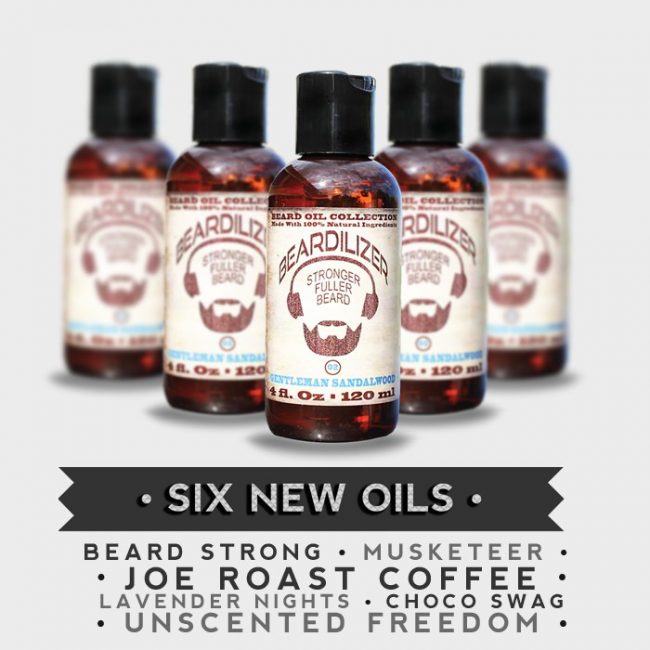 six new beard oils