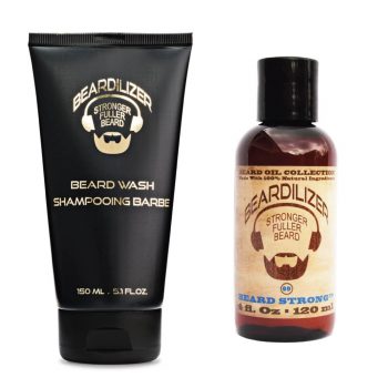 beard wash & beard oil pack